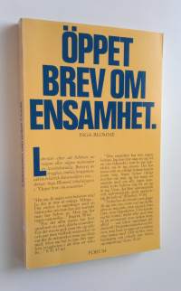 Öppet brev om ensamhet
