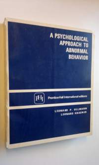 A psychological approach to abnormal behavior