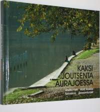 Kaksi joutsenta Aurajoessa (signeerattu)