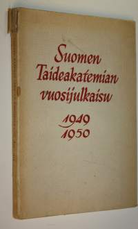 Suomen taideakatemian vuosijulkaisu 1949-1950