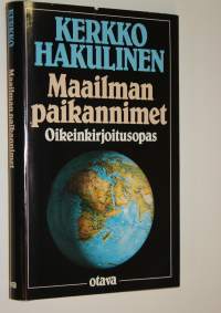 Maailman paikannimet : oikeinkirjoitusopas