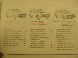 Honda Civic 1200/1500 Owner´s manual 