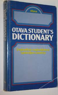 Otava student&#039;s dictionary : englantilais-englantilainen opiskelijan sanakirja