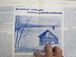 Joulutähti 1962 - Suomen Kristillisen Työväen Liitto ry -joululehti, K.E. Rinne - Sastamalan kirkko, Metsätyömiehen joulun odotus, Ashram-kokous, Tilinpäätös, ym.