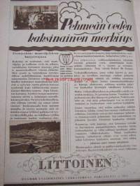 Kotiliesi 1929 nr 22, Kansikuva Ilmari Huitti - Inkeri, Asumistason kohoaminen kaupungeissa, Kahvimyssynäyttely, Kotijuustoista (ja juustomuoteista), Turkistavarat