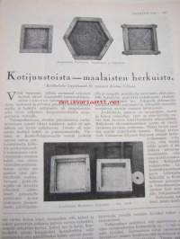 Kotiliesi 1929 nr 22, Kansikuva Ilmari Huitti - Inkeri, Asumistason kohoaminen kaupungeissa, Kahvimyssynäyttely, Kotijuustoista (ja juustomuoteista), Turkistavarat