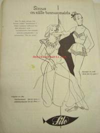 Kotiliesi 1953 nr 11 kesäkuu (keskiaukeamalla kuvia Englannin kuninkaallisista v. 1953 sekä vertailevia historiallisia piirroskuvia)