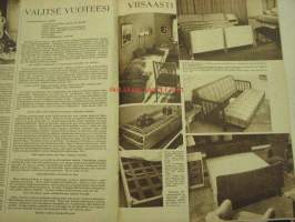Kotiliesi 1953 nr 11 kesäkuu (keskiaukeamalla kuvia Englannin kuninkaallisista v. 1953 sekä vertailevia historiallisia piirroskuvia)