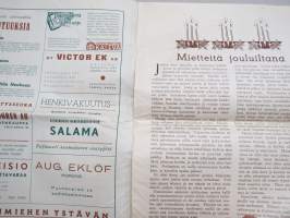 Joulu Ulapoilla ja Kotona 1942 - Suomen Merimielähetysseura joululehti, kansikuvitus ym. Martta Wendelin, sis. kertomuksia