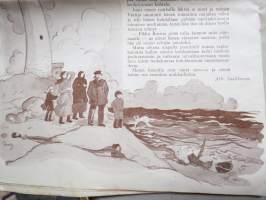 Joulu Ulapoilla ja Kotona 1942 - Suomen Merimielähetysseura joululehti, kansikuvitus ym. Martta Wendelin, sis. kertomuksia