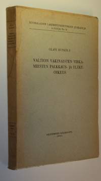 Valtion vakinaisten virkamiesten palkkaus- ja eläkeoikeus