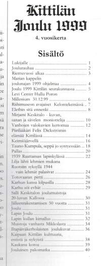 Kittilän joulu 1999