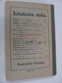 Valistuksen isänmaallinen lukukirja, kansikuvitus Onni Muusari