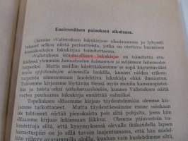 Valistuksen isänmaallinen lukukirja, kansikuvitus Onni Muusari