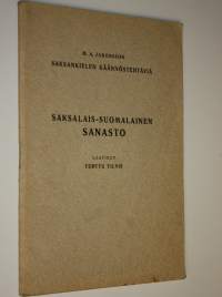 Saksankielen käännöstehtäviä : saksalais-suomalainen sanasto