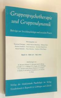 Gruppenpsychotherapie und Gruppendynamik : Band 13 Heft 2/3 Mai 1978
