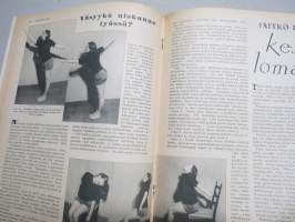 Kotiliesi 1936 nr 2, kansikuva Martta Wendelin, Onnellinen vanki, Kodin töitä ja harrastuksia, Parempia perspektiivejä, Kansantaiteesta ja kotiteollisuudesta, ym.