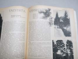 Kotiliesi 1936 nr 2, kansikuva Martta Wendelin, Onnellinen vanki, Kodin töitä ja harrastuksia, Parempia perspektiivejä, Kansantaiteesta ja kotiteollisuudesta, ym.