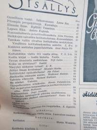Kotiliesi 1936 nr 2, kansikuva Martta Wendelin, Onnellinen vanki, Kodin töitä ja harrastuksia, Parempia perspektiivejä, Kansantaiteesta ja kotiteollisuudesta, ym.