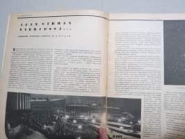 Kotiliesi 1936 nr 1, kansikuva Martta Wendelin, Onnellinen vanki, Kodin töitä ja harrastuksia, Parempia perspektiivejä, Kansantaiteesta ja kotiteollisuudesta, ym.