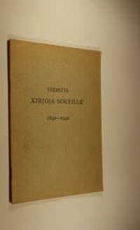 Yhdistys Kirjoja sokeille 1890-1940