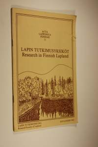 Lapin tutkimusyksiköt = Research in Finnish Lapland