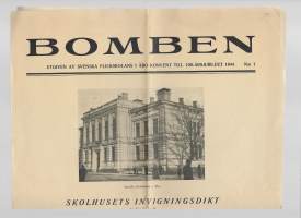 Bomben utgiven av Svenska Flickskolans i Åbo konvent till 100-årsjubileet 1944 nr 1