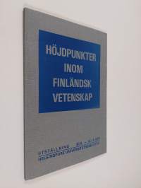 Höjdpunkter inom finländsk vetenskap : utställning 30.8.-12.11.1978