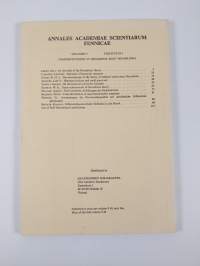 Annales Academiae Scientiarum Fennicae Series A - I Mathematica
