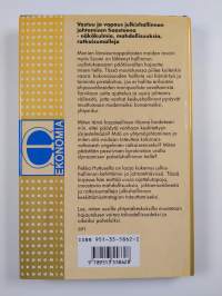 Johtaminen muuttuvassa julkishallinnossa : yhtymäjohtaminen (signeerattu, tekijän omiste)