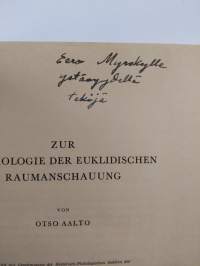 Zur Psychologie der euklidischen Raumanschauung (tekijän omiste)