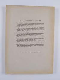 Acta philosophica Fennica IX 1955