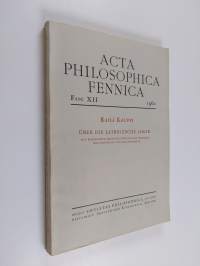 Acta philosophica fennica XII - Über die Leibnizsche Logik : mit besonderer Berücksichtigung des Problems der Intension und der Extension