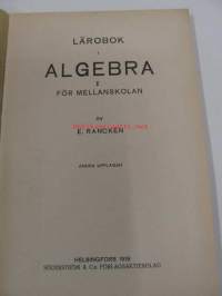 Lärobok i algebra
