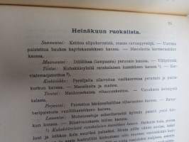 Koti ja yhteiskunta 1910-11 vuosikerrat, yhteissidos - naisten yhteiskunnallisen aseman kohotaminen, koti- ja ulkomaisia näkulmia, kotitalous- ja kasvitarhaneuvoja