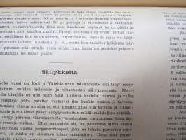 Koti ja yhteiskunta 1910-11 vuosikerrat, yhteissidos - naisten yhteiskunnallisen aseman kohotaminen, koti- ja ulkomaisia näkulmia, kotitalous- ja kasvitarhaneuvoja