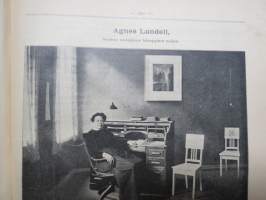 Koti ja yhteiskunta 1910-11 vuosikerrat, yhteissidos - naisten yhteiskunnallisen aseman kohotaminen, koti- ja ulkomaisia näkulmia, kotitalous- ja kasvitarhaneuvoja