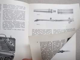 AGA X-21 monikäyttöpoltin, selostus - käyttöohje - hoito-ohje - varaosat