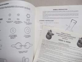 Gilson Snow Thrower Model 55203 Owner´s Guide and Parts List -käyttöohjekirja ja varaosaluettelo, englanninkieliset