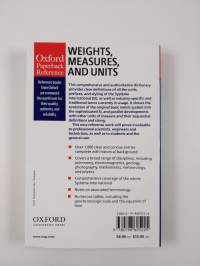 A dictionary of weights, measures and units