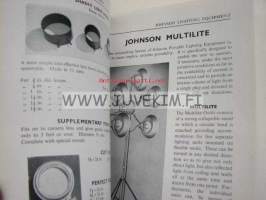 Johnsons of Hendon Photographic apparatus and accessories -valokuvaustarvikeluettelo