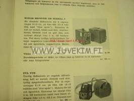 Molander &amp; Son Foto-Kino-Projektion Fotokatalog nr 109 juli 1949 -valokuvaustarvikeluettelo