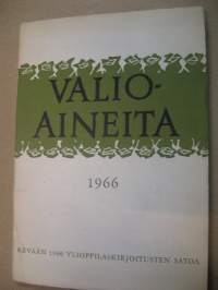 Valioaineita 1966 - Kevään 1966 ylioppilaskirjoitusten satoa