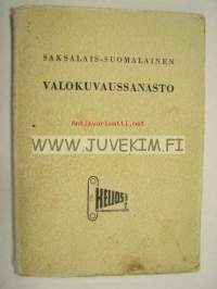Saksalais-suomalainen valokuvaussanasto