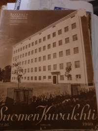 Suomen Kuvalehti 1930 nr 46 Käpylän kansakoulu, muuan oikeuspalatsi, hopeakoristeita