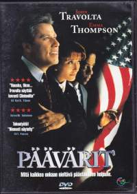 Päävärit (Primary Colors) (1997). John Travolta, Emma Thompson. DVD. Komedia