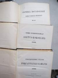 Suomen Asetuskokoelma 1892 - Finlands Författnings-Samling - Сборникъ Постановлений Финлансково