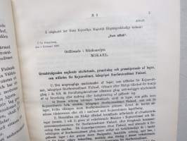 Suomen Asetuskokoelma 1899 - Finlands Författnings-Samling - Сборникъ Постановлений Финлансково