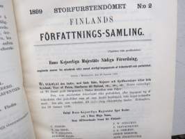 Suomen Asetuskokoelma 1899 - Finlands Författnings-Samling - Сборникъ Постановлений Финлансково