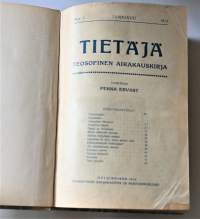 Tietäjä Teosofinen aikakauskirja sidottu vuosikerta 1914